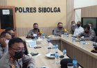 Kapolres Sibolga ikuti Taklimat Awal Audit Kinerja Poldasu TA.2022 secara Virtual
