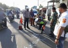 INOVA Senggol Pejalan Kaki, Tangan Retak