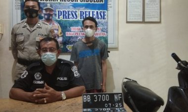 Ngak Punya Uang Melihat Ibu Sakit di Siantar, Pemuda Pengangguran Curi Kereta Dari Halaman Gereja