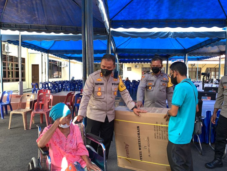 POLRES SIBOLGA GELAR VAKSINASI MASSAL GUNA PERCEPAT HERD IMMUNUTY