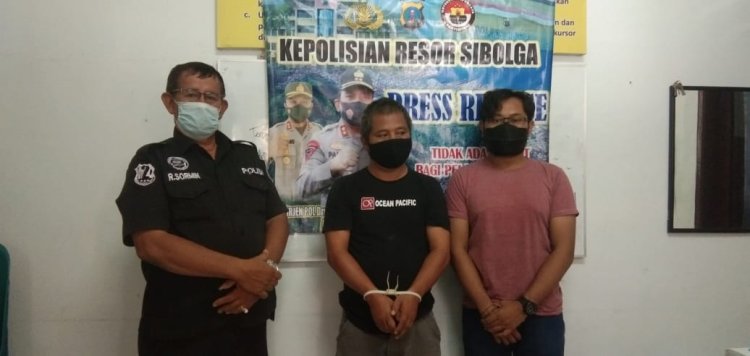 Aparat Lingkungan Ditangkap SAT NARKOBA Polres Sibolga Dan Gagalkan Transaksi Sabu