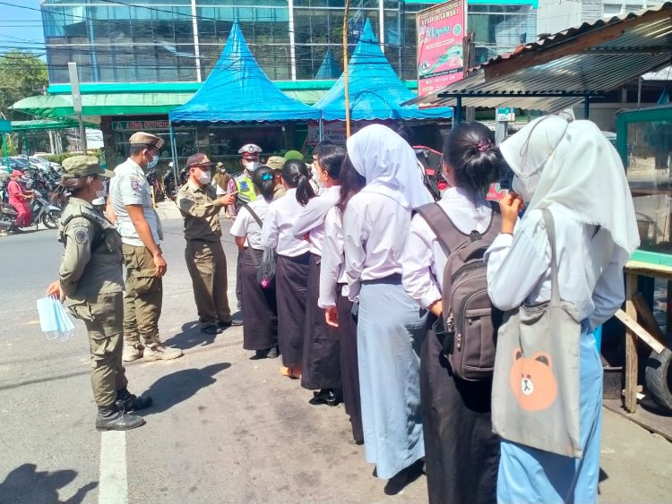 POLRES SIBOLGA DAN KODIM 0211/TT DAN PEMKO SIBOLGA OPS YUSTISI TARGETKAN SIBOLGA ZERO COVID