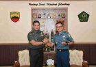 Danrem 023/KS Terima Kunjungan Kehormatan Danlanal Sibolga