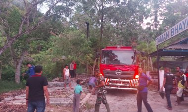 Awalnya Bakar Sampah, Api Menjalar Hingga Bakar Perbukitan Parombunan