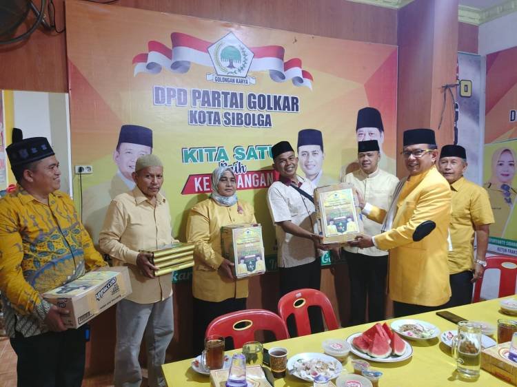 Ketua DPD Golkar Sibolga Jamil Zeb Tumori Lepas Tim Safari Ramadhan Dan Buka Puasa Bersama