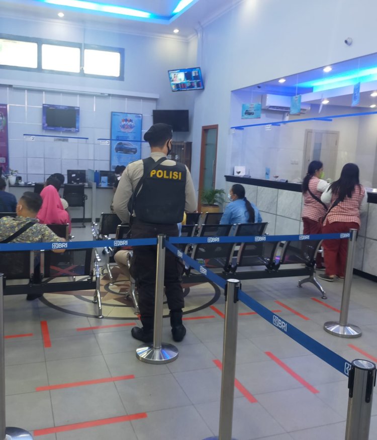 Antisipasi Gangguan Kamtibmas, Sat Samapta Gelar Patroli Di Objek Vital Dan Perkantoran 