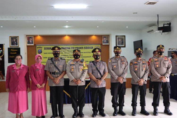 Kapolres Sibolga  Pimpin Sertijab Kabag Ops dan Kasat Reskrim  