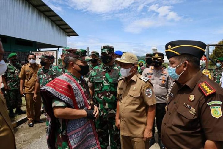 Pangdam I/BB Tinjau Latihan Posko I Korem 023/KS Ta.2022