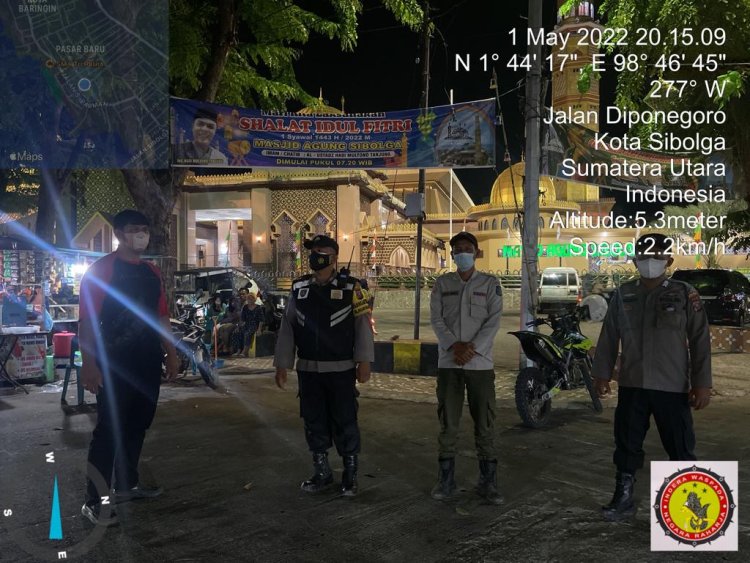 Polres Sibolga  kerahkan 79 personil, amankan 1 Syawal 1443 di kota Sibolga