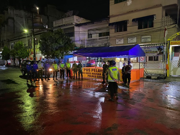 Jelang Hari Raya Waisak 2566 BE Polres Sibolga gelar patroli skala besar