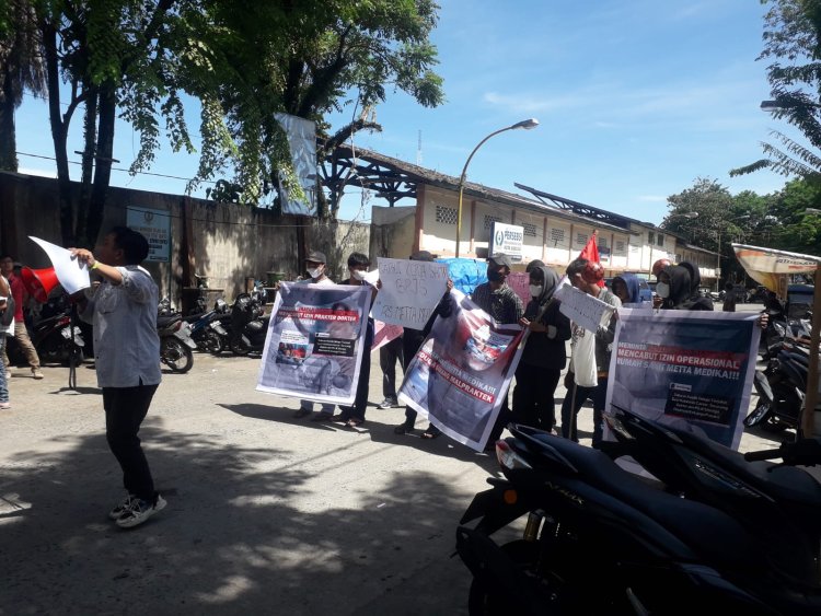 RS Metta Medika Sibolga Didemo Keluarga Korban Dugaan Malpraktek 