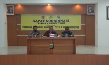 Polres Sibolga Gelar Rakor Lintas Sektoral Pengamanan Idul Adha 1443 H
