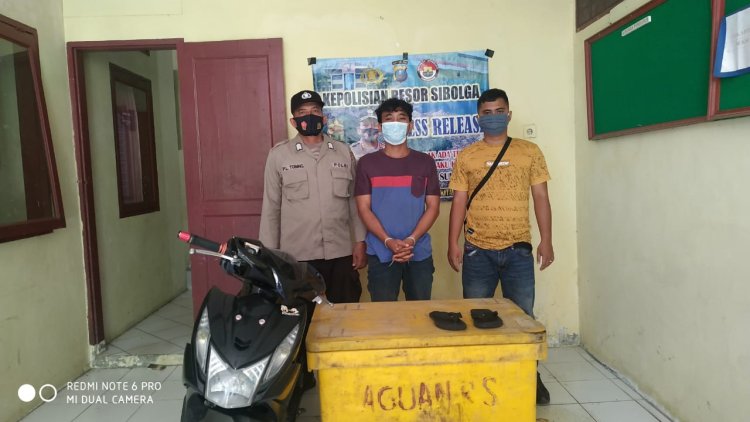 Curi Fiber Dari Gudang Kader Manik Sibolga, Warga Badiri Diamankan Dari Tanjung Balai 