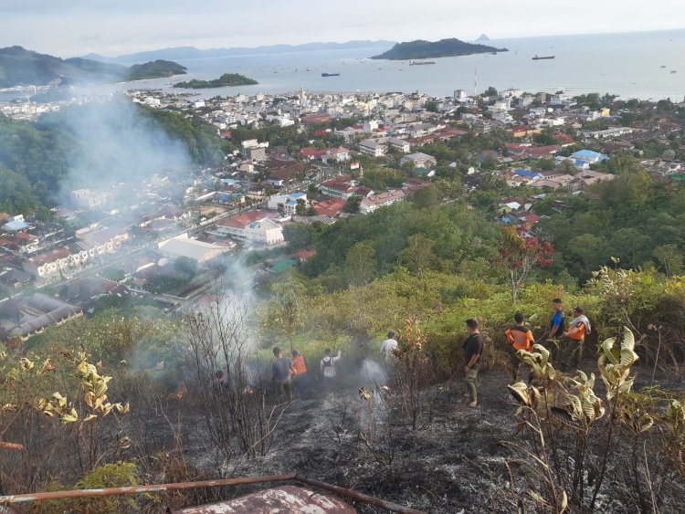 Bukit Tor Simarbarimbing Angi  Nauli Terbakar 