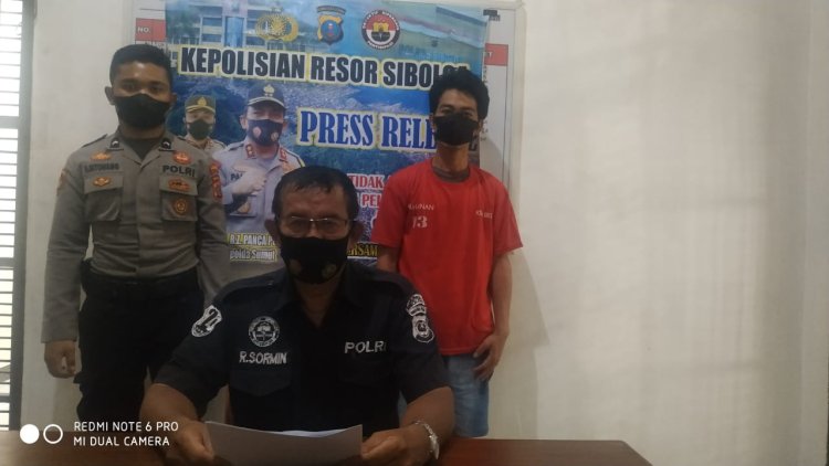 Curi Motor, Bawa Ganja, Warga Huta Toga Tonga Diamankan Polisi 