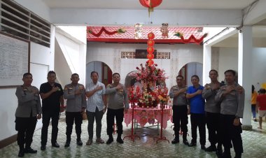 Sambut Imlek, Polres Sibolga Jalin koordinasi dengan Pengurus HTT Sibolga