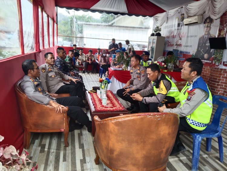 Kapolres Sibolga chek  Pos Pelayanan Aido Dan Pelabuhan Lama