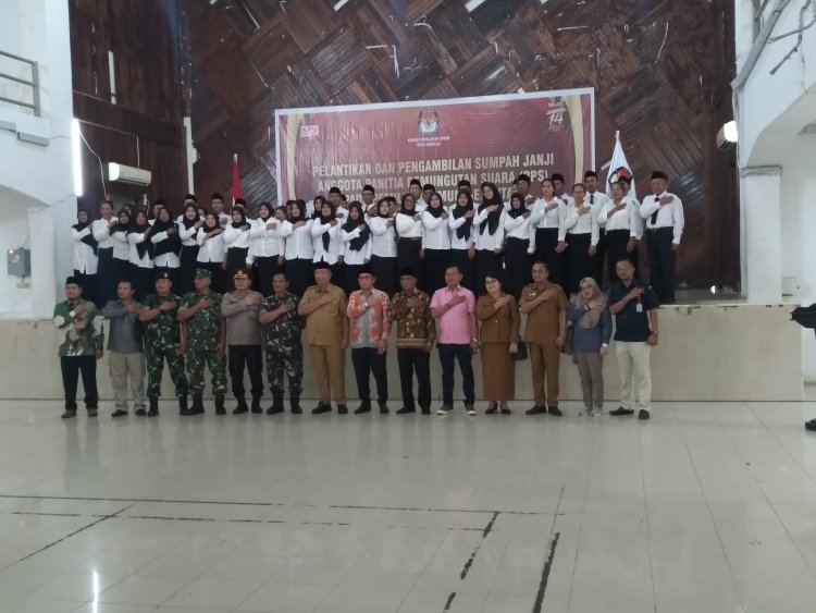 KPU Sibolga Lantik Anggota PPS se kota Sibolga