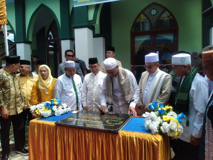 Wagubsu Resmikan Masjid Al - Musannif Nurul Iman & Lantik IPHI Sibolga