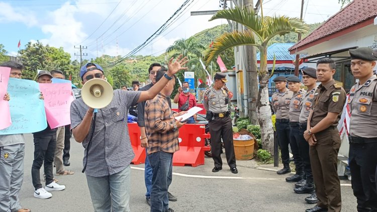 APBST Gelar Demo Minta Tangkap Oknum ASN Pelaku Cabul Terhadap anak