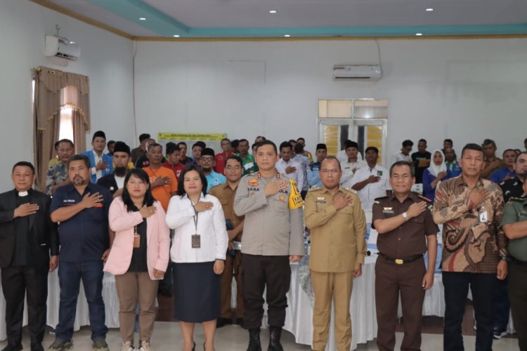 Polres Tapteng Gelar Deklarasi Pemilu Damai 2024 