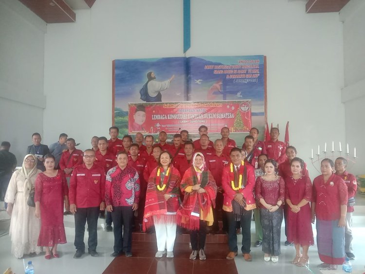 Natal LKBH Sumatera, "Hendaklah Kamu Berakar di Dalam Dia", Pj Bupati Tapteng Harap Jaga Kekondusifan