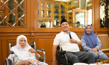 Usai Tiba Dari Berobat, Walikota Sibolga,  Jamaluddin Pohan, Disambut Berbagai Elemen Masyarakat