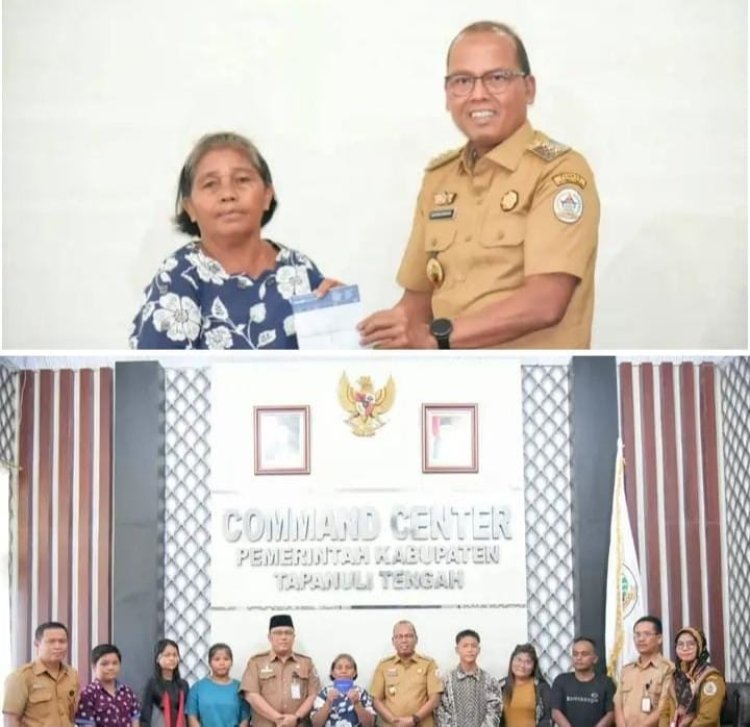 Pj Bupati Bantu Korban Bencana Tanah Longsor Di Tapteng