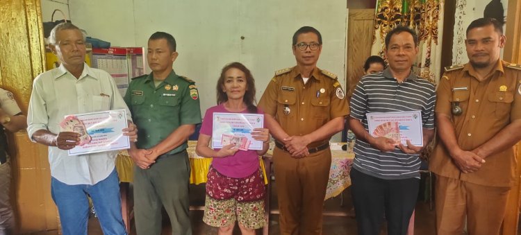 Pemdes Rampah Salurkan BLT DD Kepada 36 KPM 