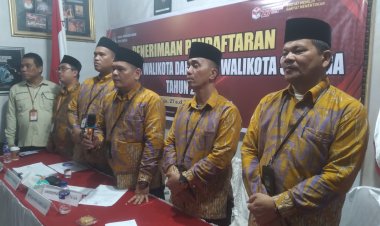 KPU Sibolga Tutup Pendaftaran Balon Walikota/wakil walikota, 4 Pasangan bakal calon Mendaftar