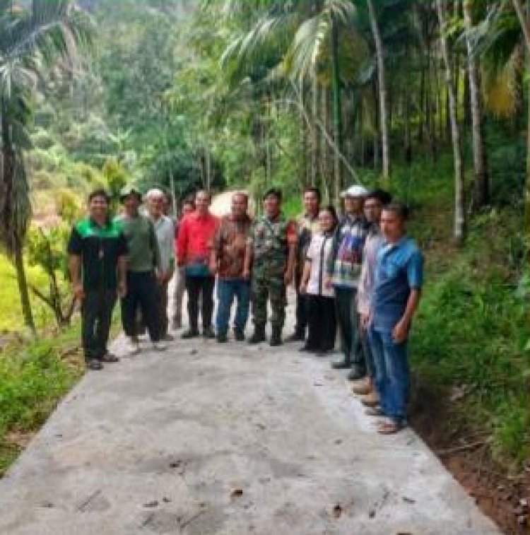 Pemdes Sait Kalangan II Bangun JUT Sepanjang 197,50 Metet