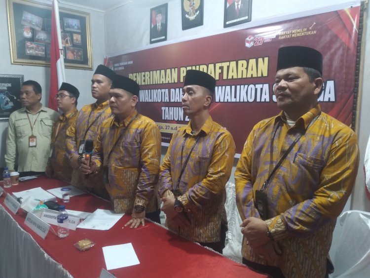 KPU Sibolga Tutup Pendaftaran Balon Walikota/wakil walikota, 4 Pasangan bakal calon Mendaftar