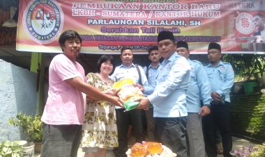 LKBH Sumatera Resmikan Kantor Baru &  Perbaharui Kepengurusan, Beri Bantuan Pada Yayasan Rehabilitasi Batu Hidup