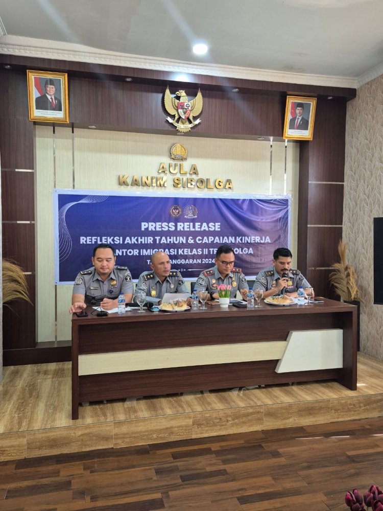 Refleksi Akhir Tahun 2024 Imigrasi Sibolga : Capai Kinerja Positif Dalam Pelayanan & Penegakan Hukum.