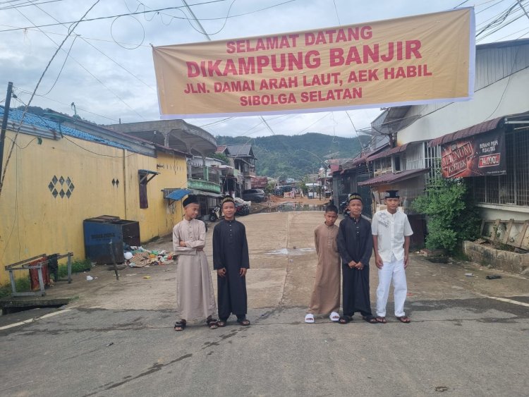 Kerap Tergenang Air, "Kampung Banjir" di Aek Habil Sibolga Butuh Perhatian Pemerintah