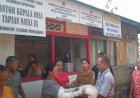 312 Warga Desa Tapian Nauli III, Terima Bantuan Sosial Dari Bulog