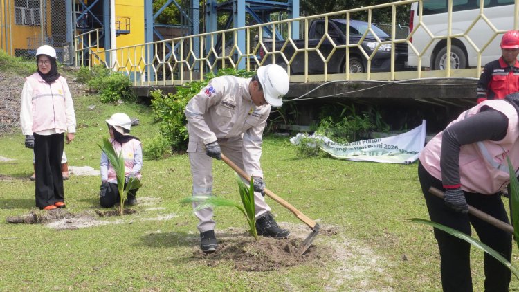 Hari Bumi, PLN Indonesia Power UBP L.Angin Rayakan dengan Penanaman Pohon, “Our Power, Our Planet”