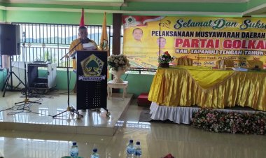 Musda Golkar XI Tapteng, Andar Amin, "Ajang Untuk Konsolidasi & Evaluasi. Jonneri kembali terpilih secara Aklamasi